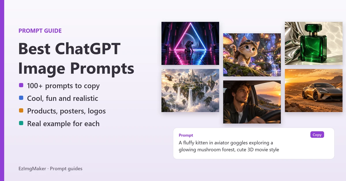 Best ChatGPT Image Prompts: 100+ Chat GPT Prompts for Pictures