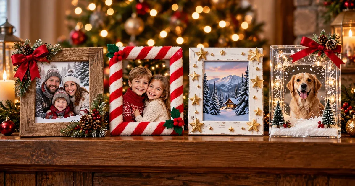 DIY Christmas Picture Frames: 20 Easy Christmas Frame Ideas for 2026