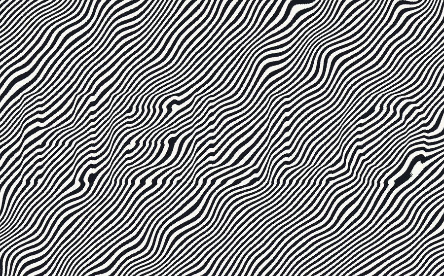 How to hide secret messages in moire patterns: a sheet of wavy lines with a message hidden inside