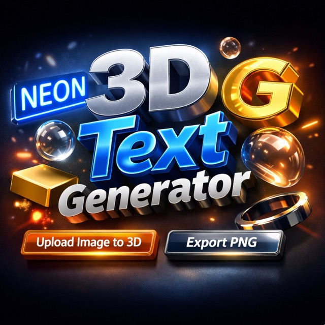 3D Text Generator