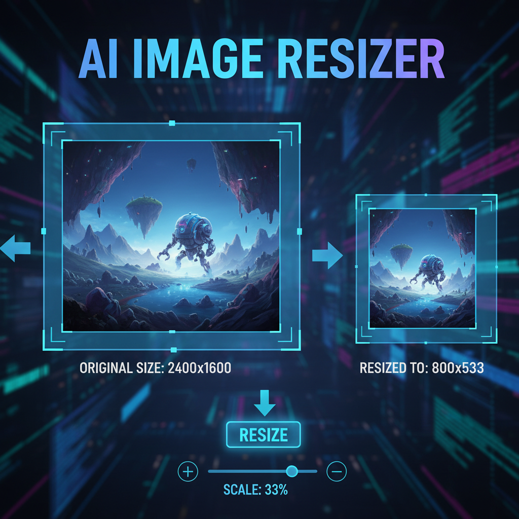 AI Image Resizer