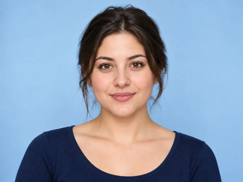 Drag to compare the original face shape with a slightly slimmer, more defined lower face (after)