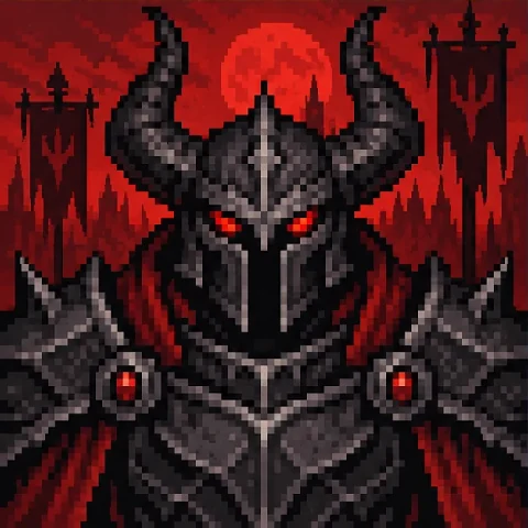 Dark hooded villain sprites casting purple magic