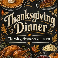 Potluck Chalkboard