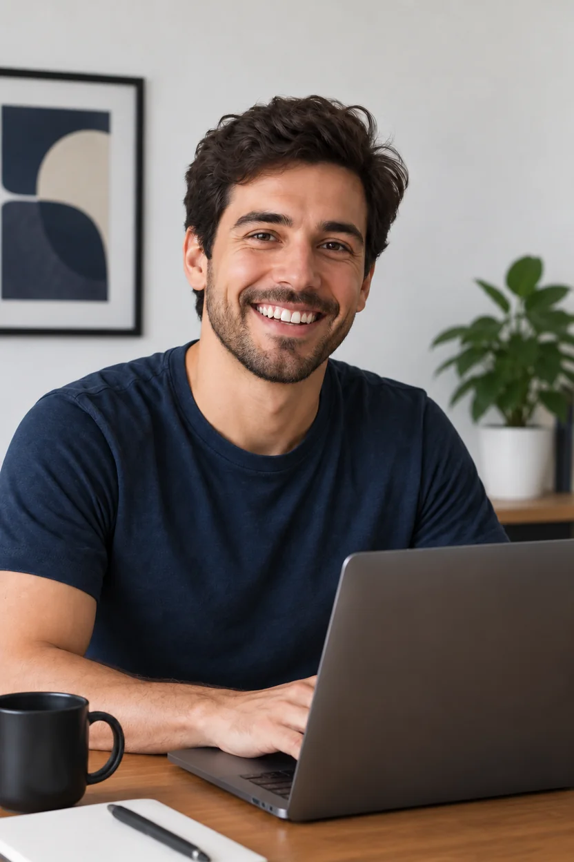 Drag to compare the programmer before and after the beard filter (after)