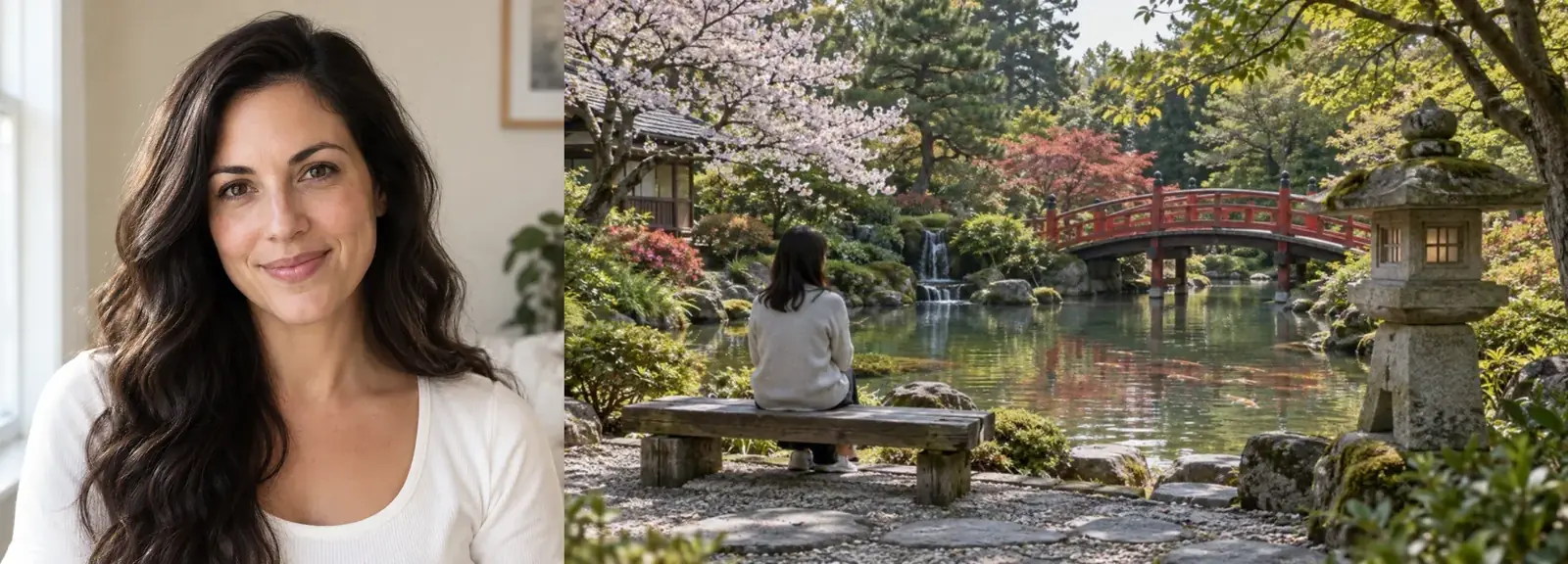 Two photos combined side by side