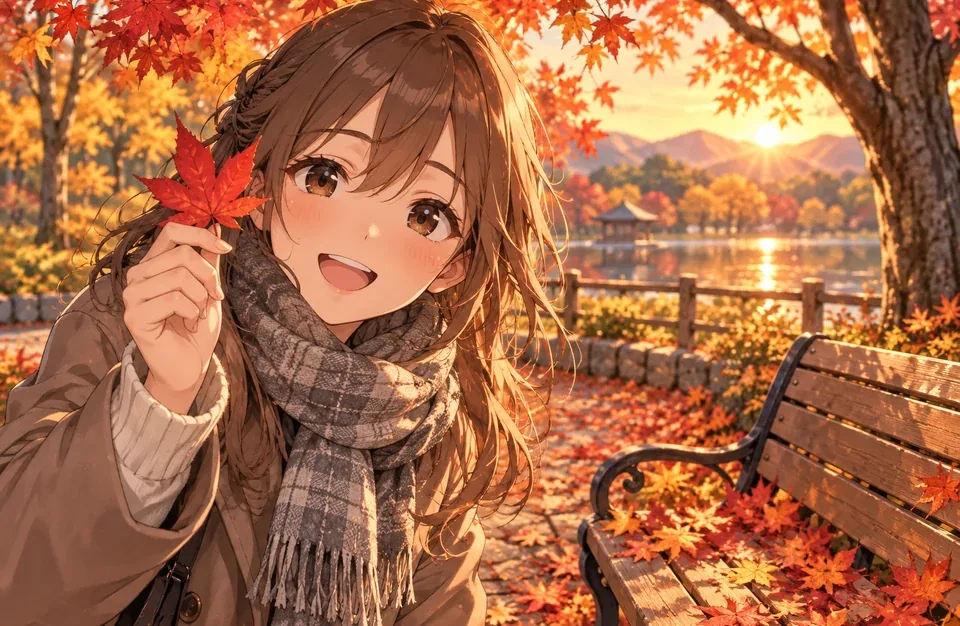 Drag to compare the soft anime wallpaper and the high resolution version (after)