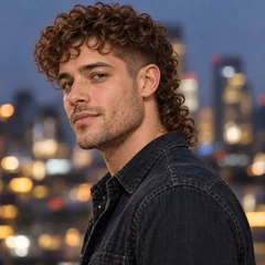 Curly Mullet