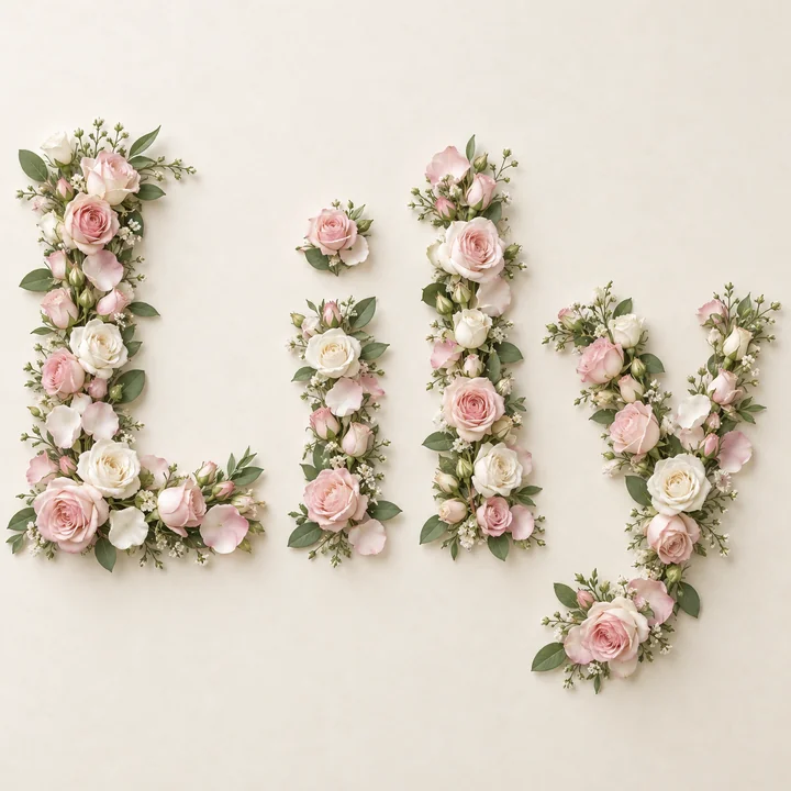 Name Into Flowers