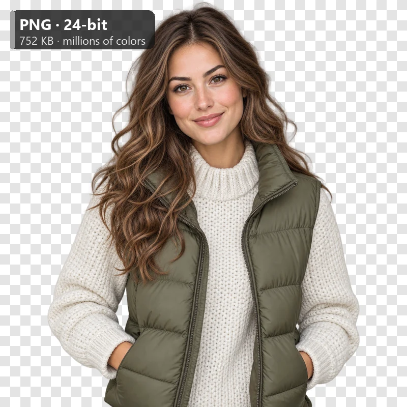 Drag to compare the 24-bit PNG cut-out and the smaller 256-color PNG (before)