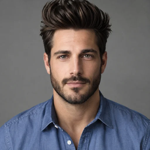 Drag to compare a quiff with the same man wearing a skin fade (before)