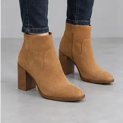 Suede Ankle Boots