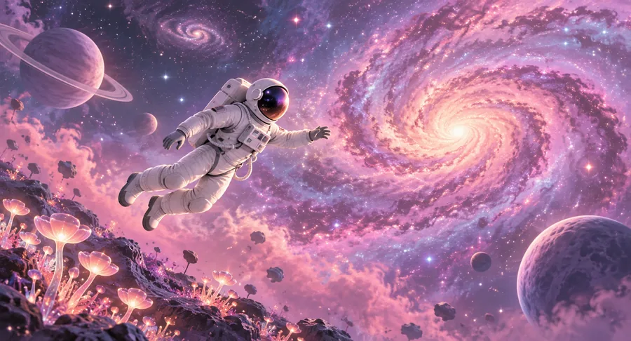 Drag to compare the astronaut illustration with a logo and the version with the logo removed (after)