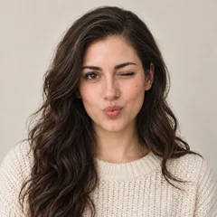 Wink + Air Kiss