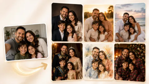 AI Family Portrait Generator