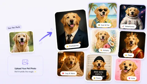 AI Pet Portrait Generator